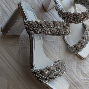 Dolce vita paily rhinestone heels crystal